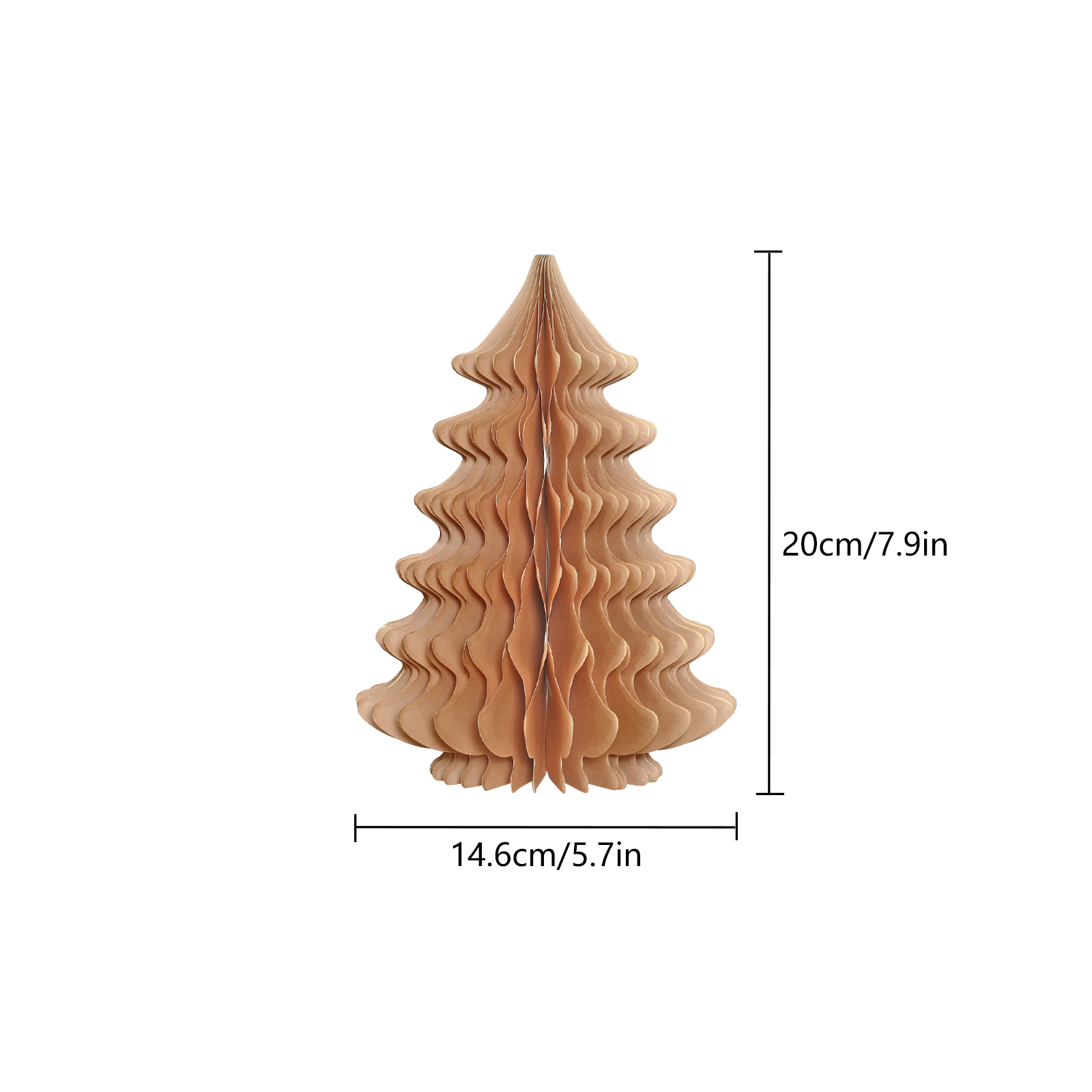 Brown Honeycomb paper Tree ornaments-05.jpg